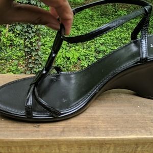 Nine West black sandals sz size 12